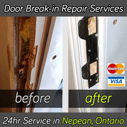 Door break in repair service in Nepean Ontario