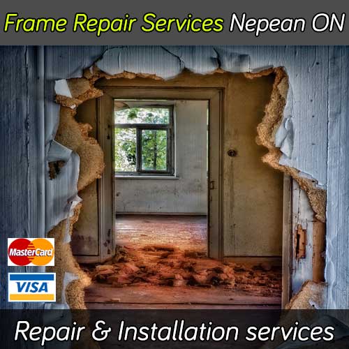 Door frame repair service in Nepean Ontario