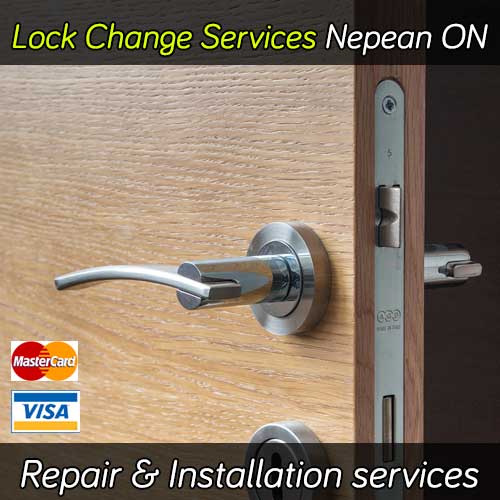 Door lock change service in Nepean Ontario